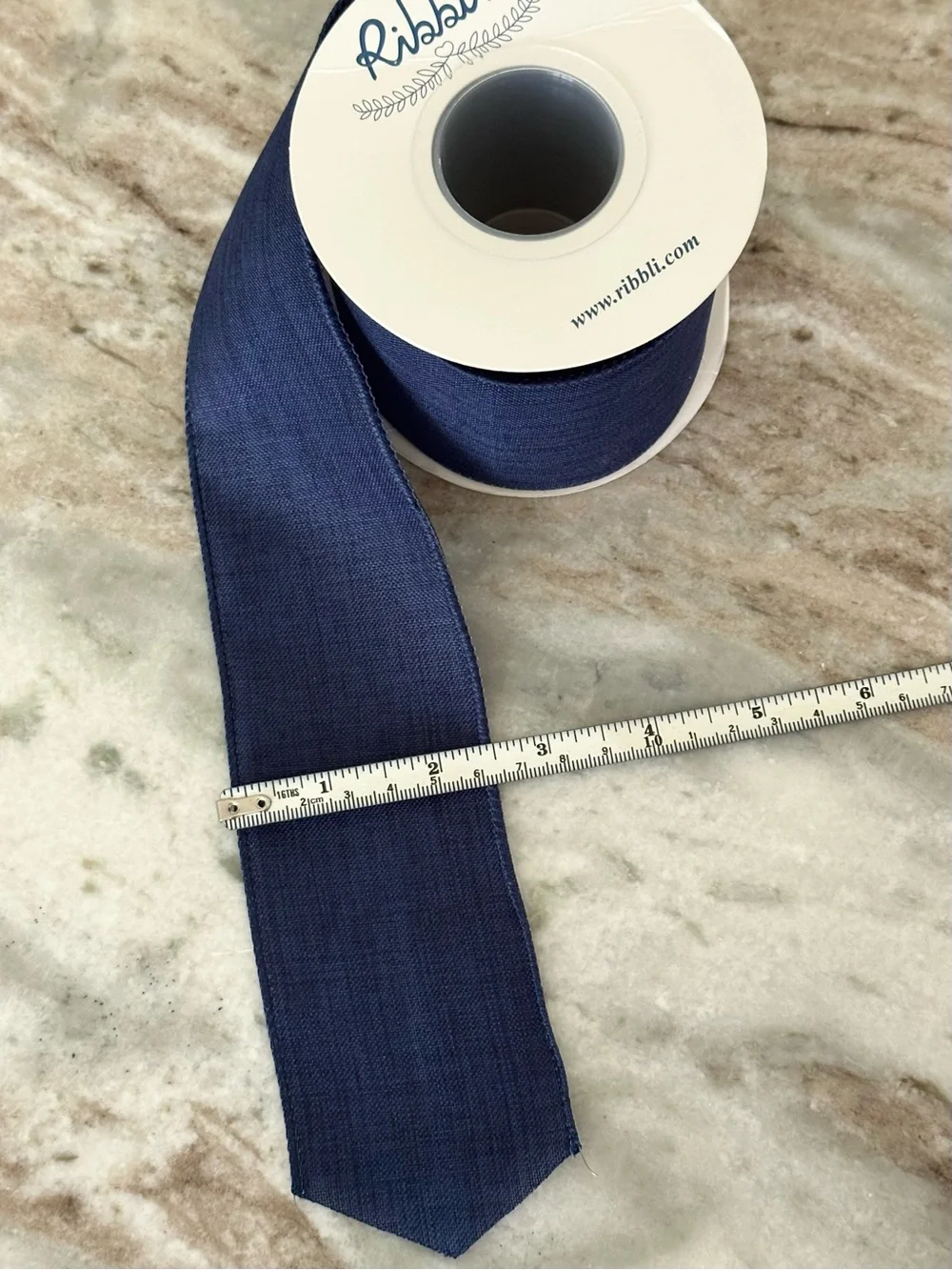 Navy, Blue Gingham & Red & White Stripe Decorative Ribbon Set- Gift Wrap Crafts